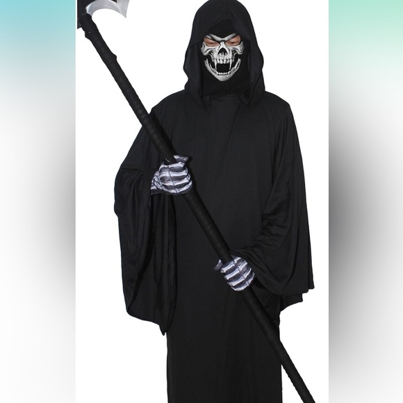 Skeleton Skull Ghost full face mask for Halloween - Picture 8 of 11